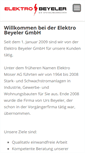 Mobile Screenshot of elektrobeyeler.ch